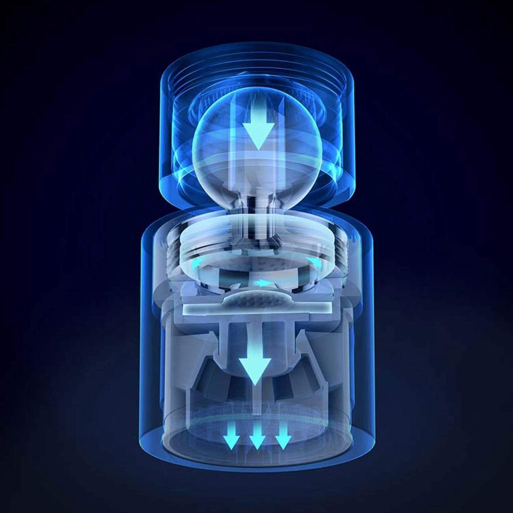 Vòi tăng áp điều hướng xoay 360 độ với 3 chế độ nước Đầu Nối Cao Su Mở Cho Mọi Loại Vòi