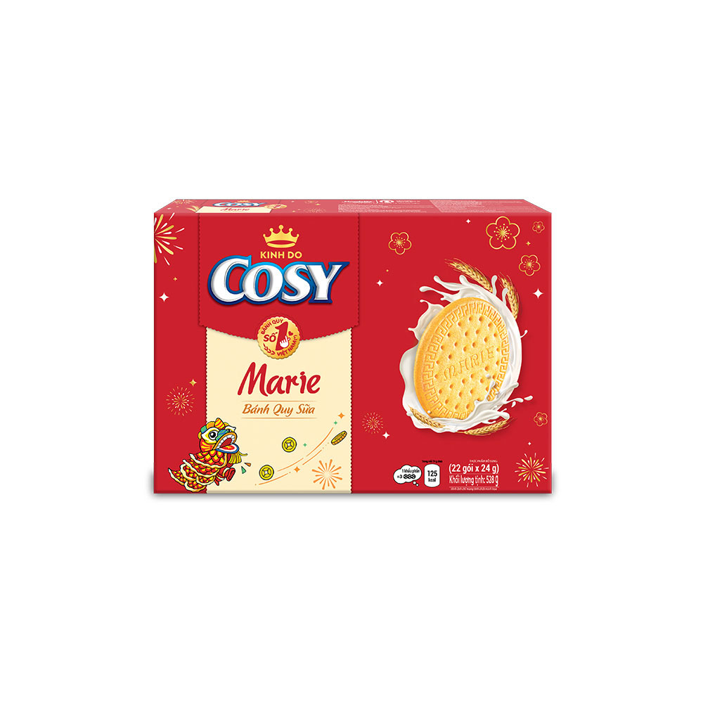 Bánh Quy Cosy Marie phiên bản Tết - Hộp Giấy 528g