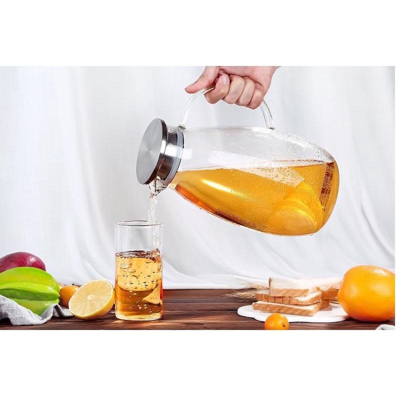 Bình đựng nước uống thủy tinh chịu nhiệt cao cấp lên tới 400 độ C