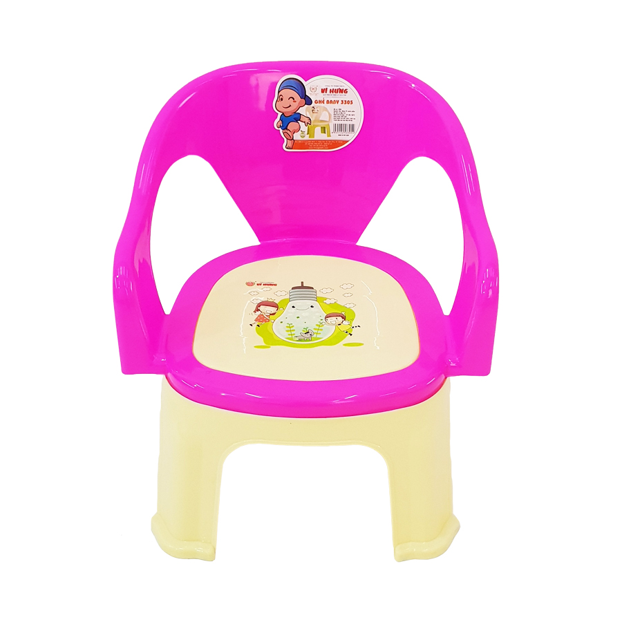 Ghế dựa Baby - Vĩ Hưng 3305 (Giao màu và họa tiết ngẫu nhiên)