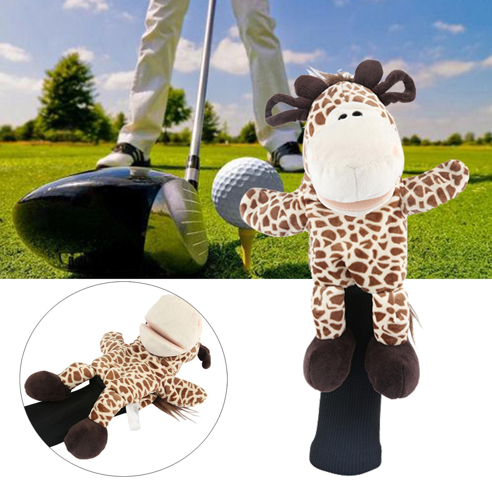Plush Golf Wood Driver Headcover Golf Club Head Cover Equipment Adults Gift