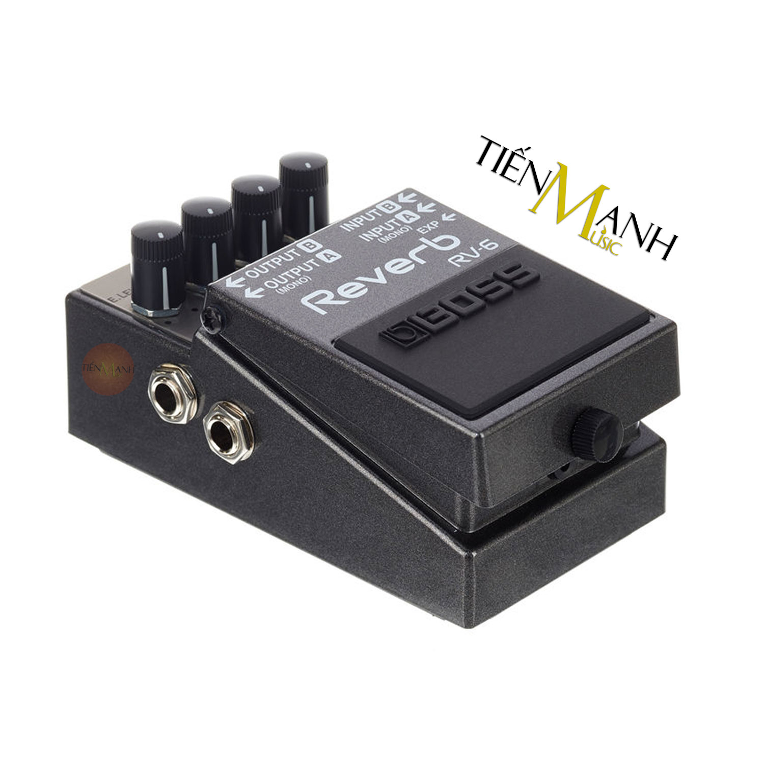 Phơ Guitar Boss RV-6 Reverb Graphic Equalizer - Bàn Đạp Fuzz Pedals Effects RV6 Hàng Chính Hãng - Kèm Móng Gẩy DreamMaker