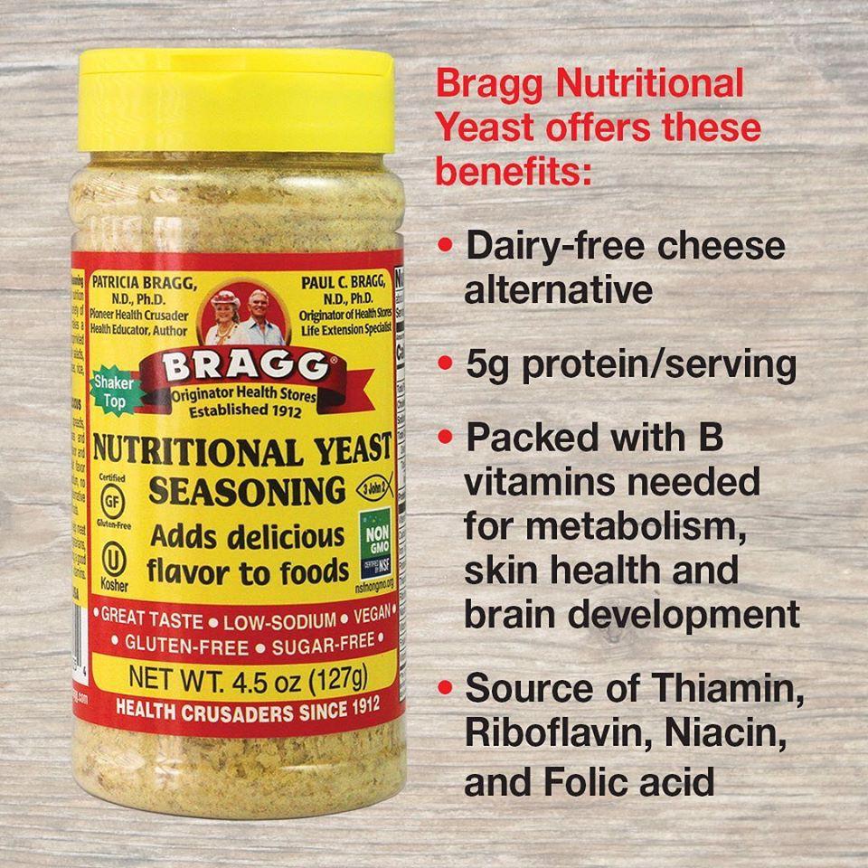 Men dinh dưỡng Bragg Nutritional Yeast 127g