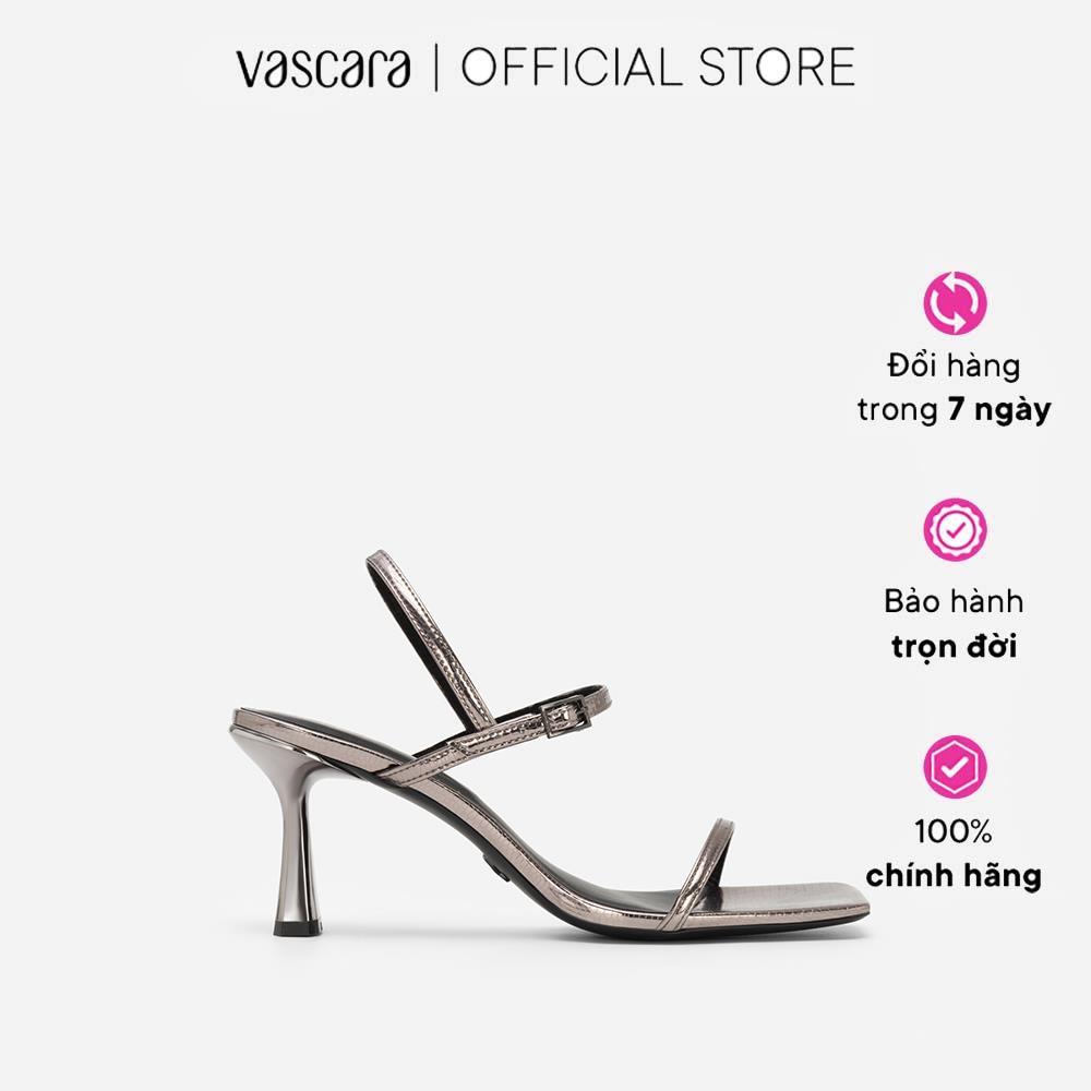 Vascara Giày Sandal Metallic Quai Mảnh Vân Kỳ Đà - SDN 0724