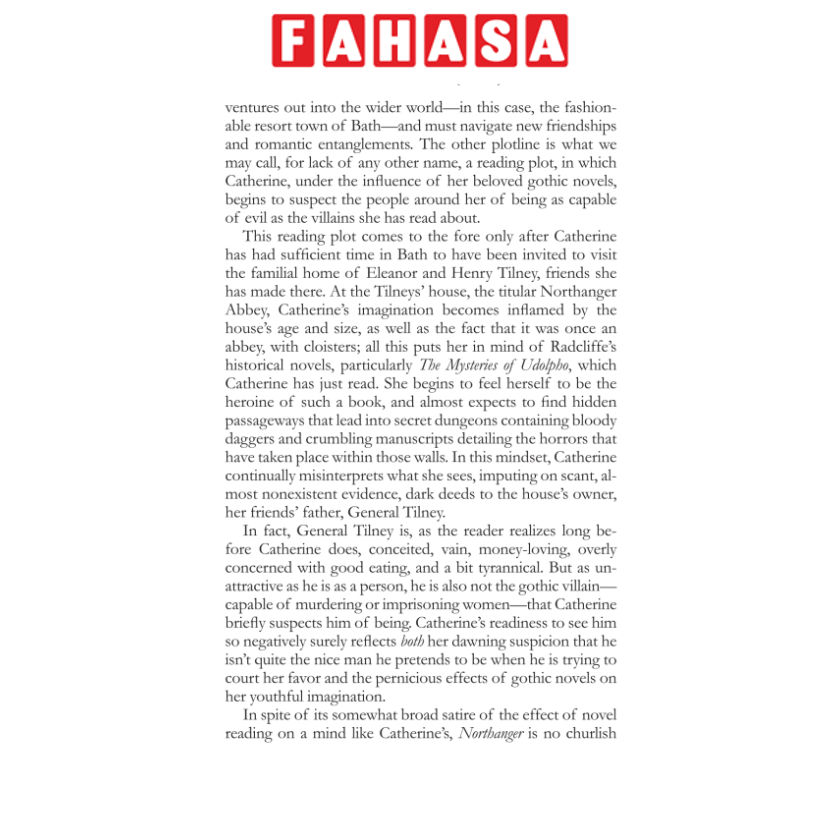 Sách ngoại văn: Northanger Abbey