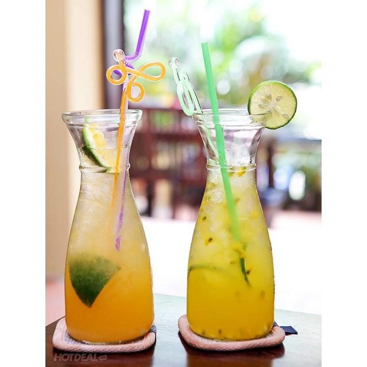 LY THỦY TINH EO UỐNG SINH TỐ 350ML