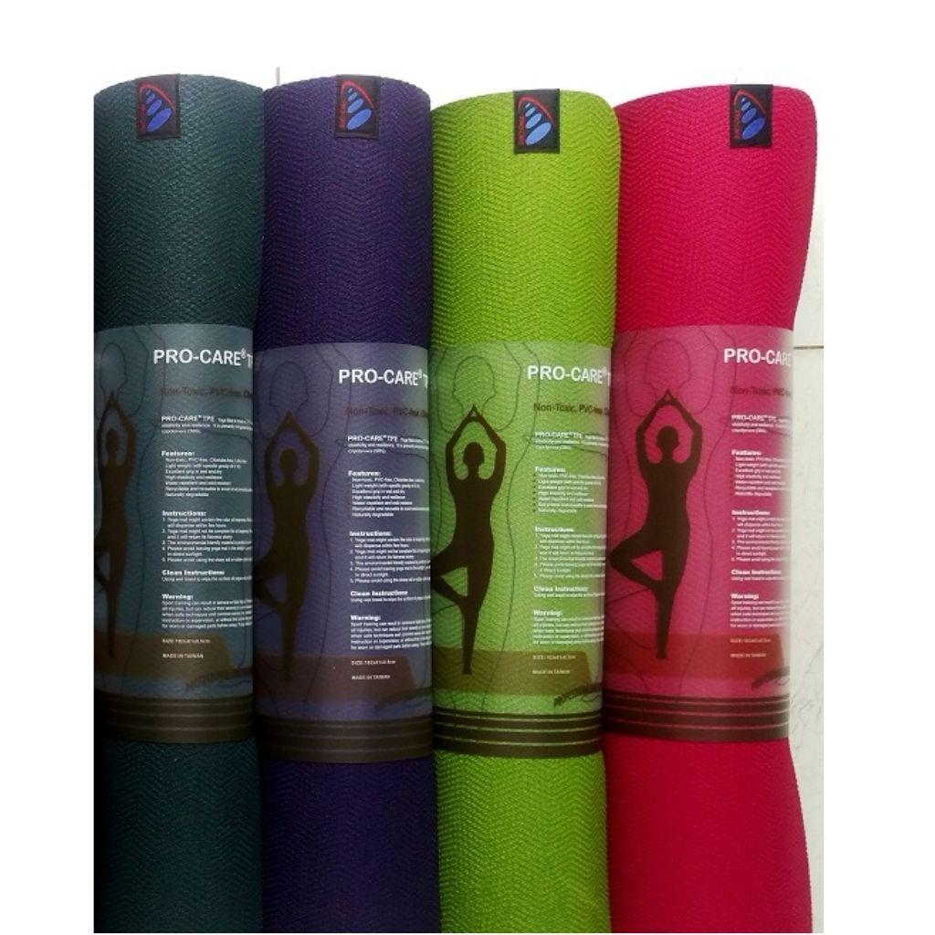 Thảm Tập Yoga Procare Siêu Bám, S1PROCARESB TPE, 5mm, CÓ CHỨNG NHẬN SGS AN TOÀN SỨC KHỎE