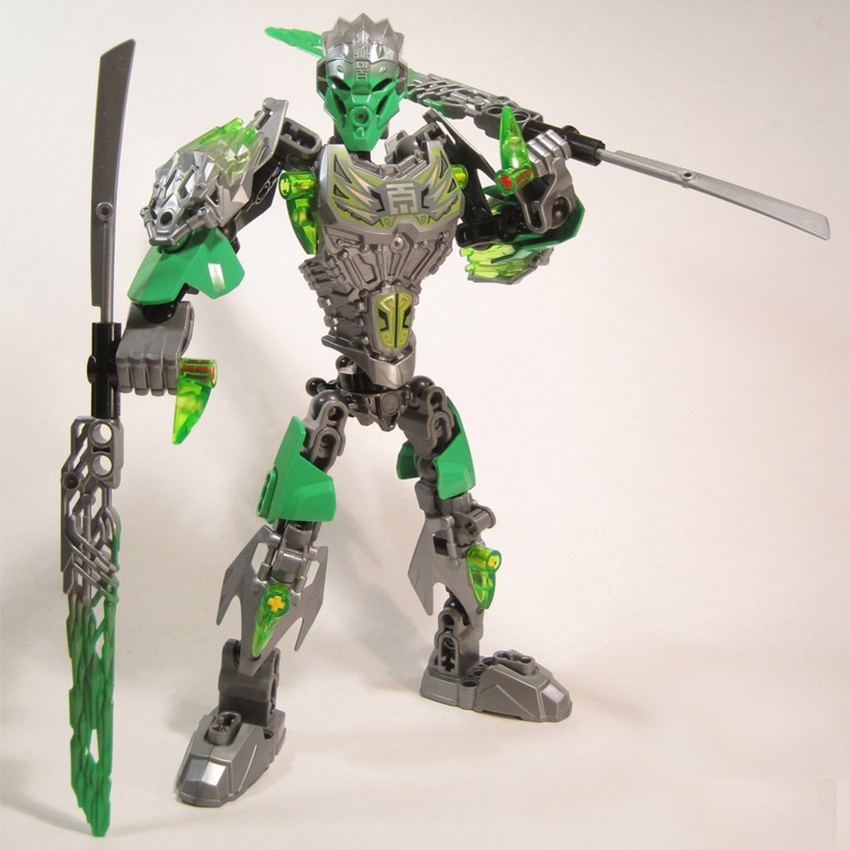 Mô hình lắp ghép siêu nhân Bionicle 610-1 Lewa Jungle (79 chi tiết)