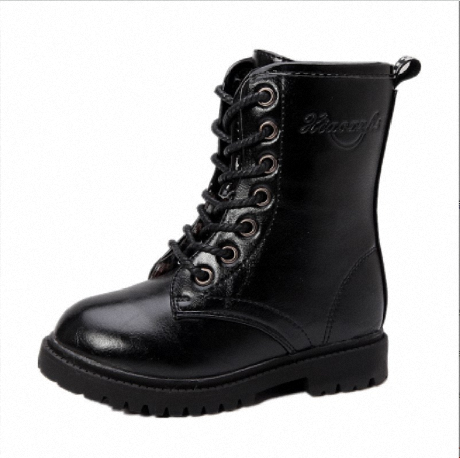 Bốt combat/Boots cổ ngắn cho bé gái, phong cách Hàn Quốc, BA238