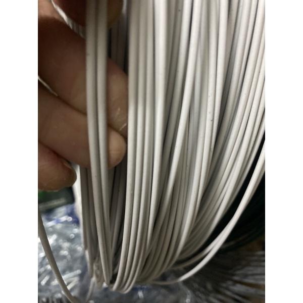 ️ Dây thép 2,5 li bọc nhựa trắng dùng làm dàn phơi, buộc đồ , dẻo ,dai,bền