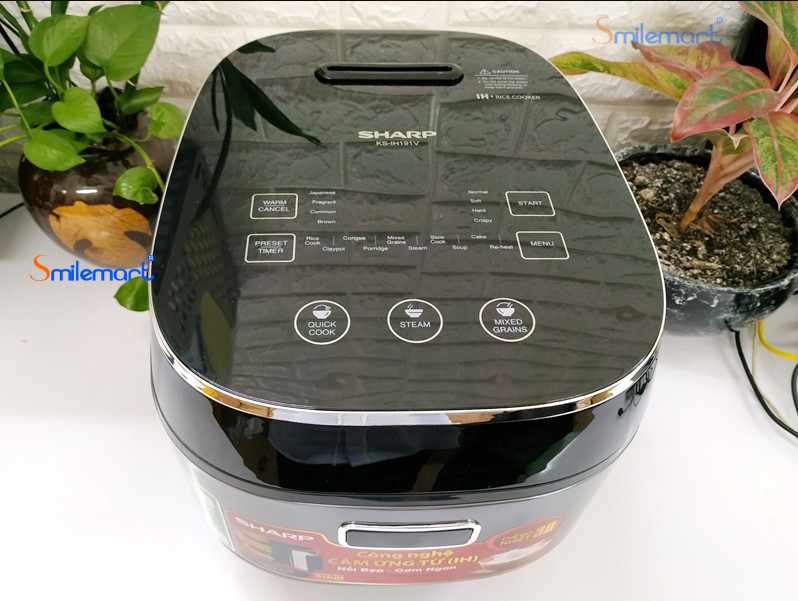 Nồi cơm điện cao tần Sharp KS-IH191V (1.8 lít) - Hàng chính hãng