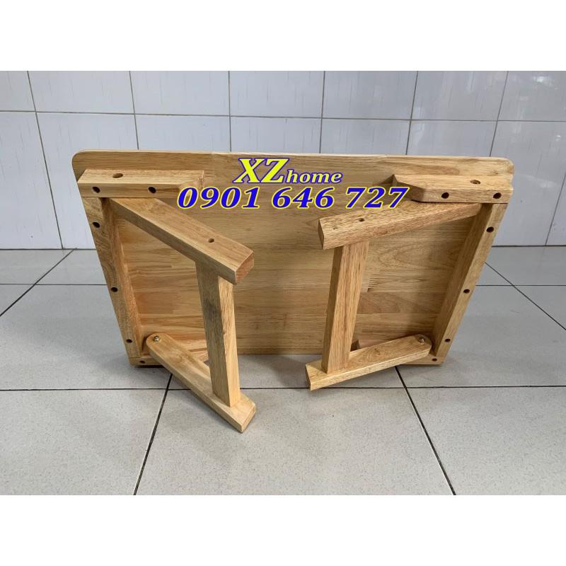 Bàn Trà Gỗ Chân Thang Ngồi Bệt 60x40x26cm