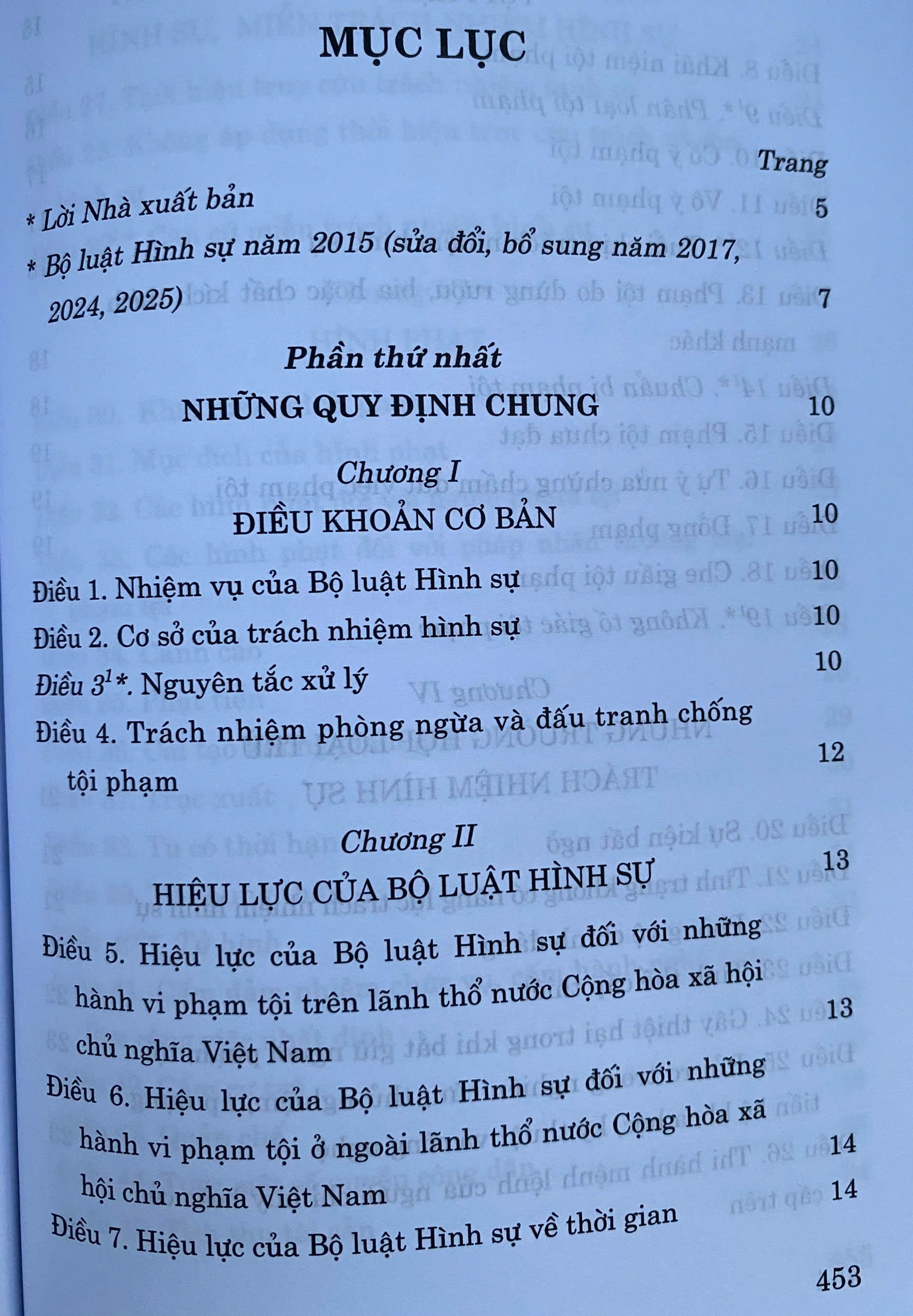 Sách Bộ Luật Hình Sự Năm 2015 ( Sửa Đổi, Bổ Sung Năm 2017, 2024, 2025)