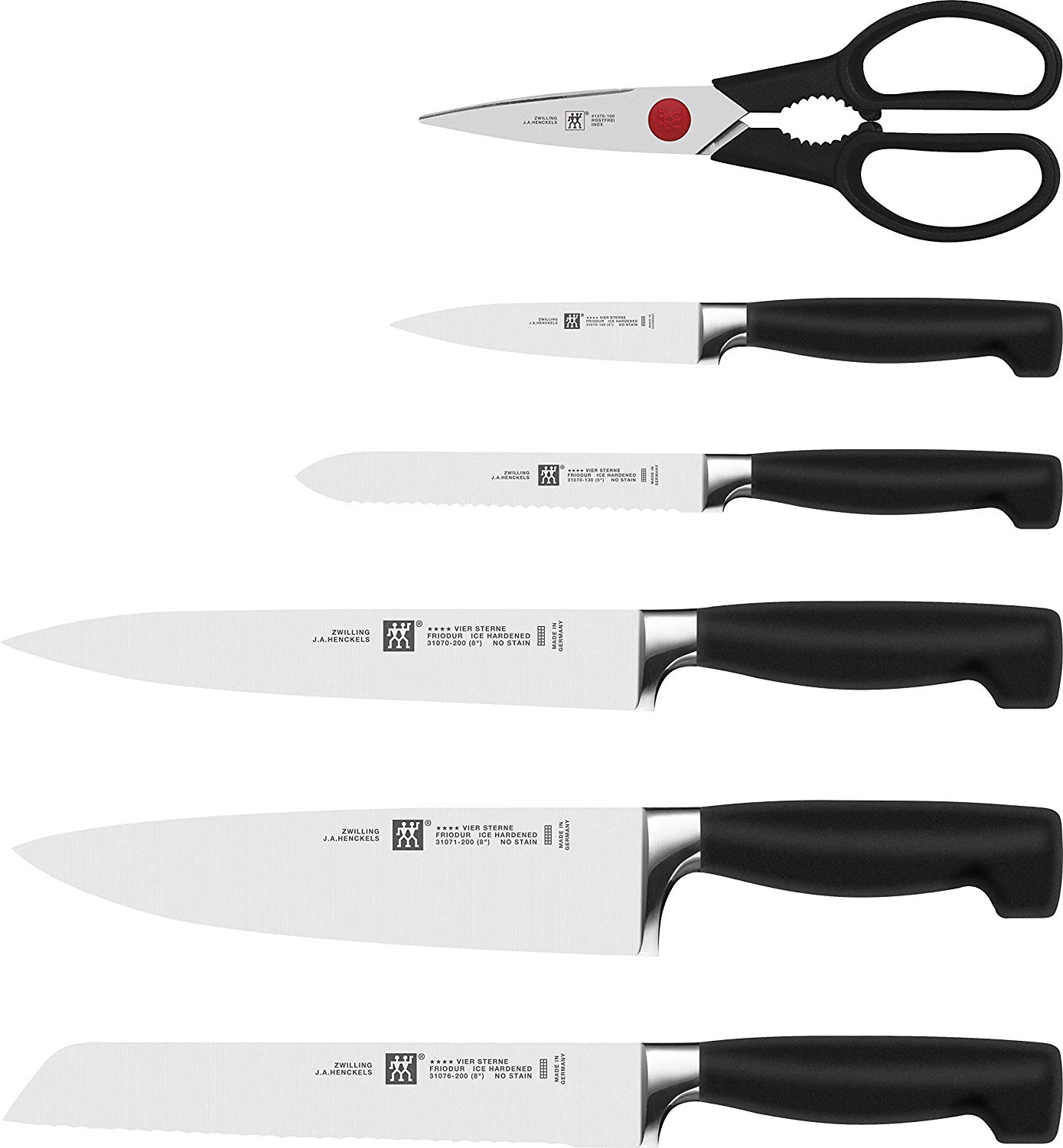 BỘ DAO Zwilling FORSTAR 7 MÓN TỰ MÀI Hàng chính hãng