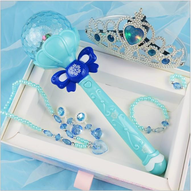 Bộ Set Vương Miện , Đũa Thần , Trang Sức Công Chúa Elsa