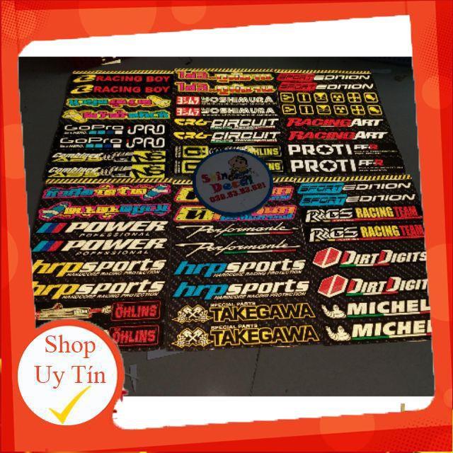 Combo 4 cặp tem dán phuộc gấp phản quang siêu rẻ.