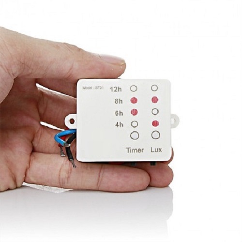 Công tắc thông minh cảm biến ánh sáng, hẹn giờ bật/tắt tự động trong gia đình tiện dụng an toàn cao cấp ST01 (Tặng móc khóa tô vít mini 3in1)