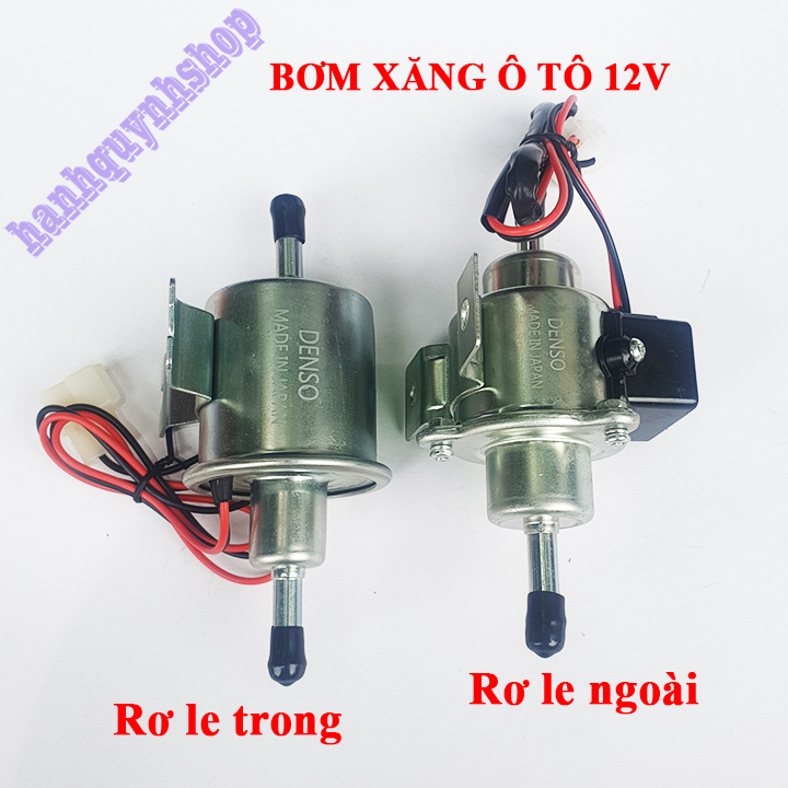 Mô tơ bơm xăng, dầu ô tô, máy móc 12V