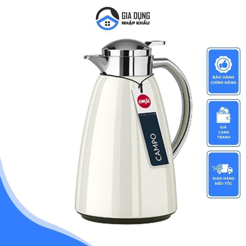 Bình Giữ Nhiệt Nóng Lạnh Emsa Campo, Dung Tích 1L, Bình Giữ Nhiệt Cute 5 Lớp Cách Nhiệt, Nhập Đức, Bảo Hành 12 Tháng