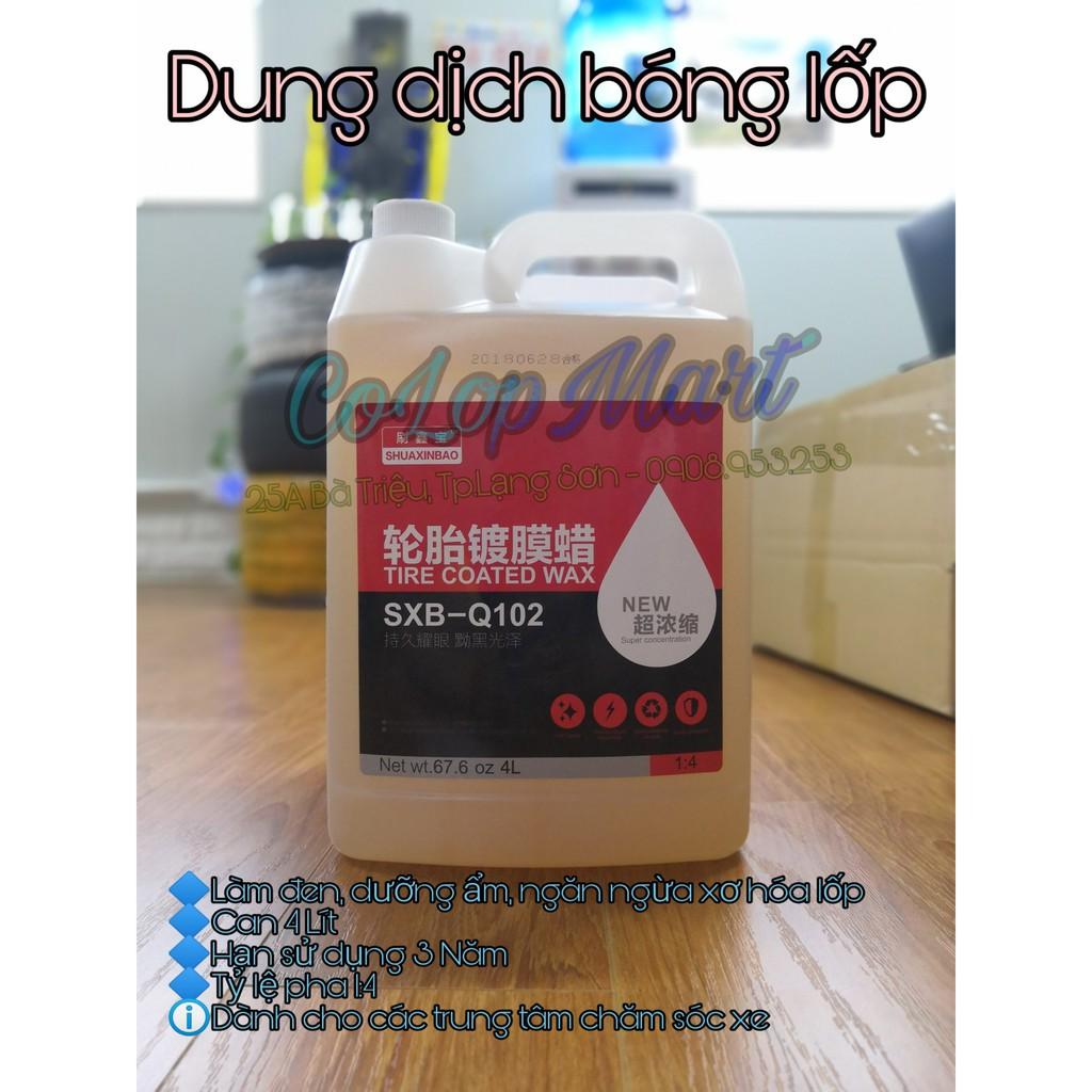 Dung dịch dưỡng bóng Lốp can 4L