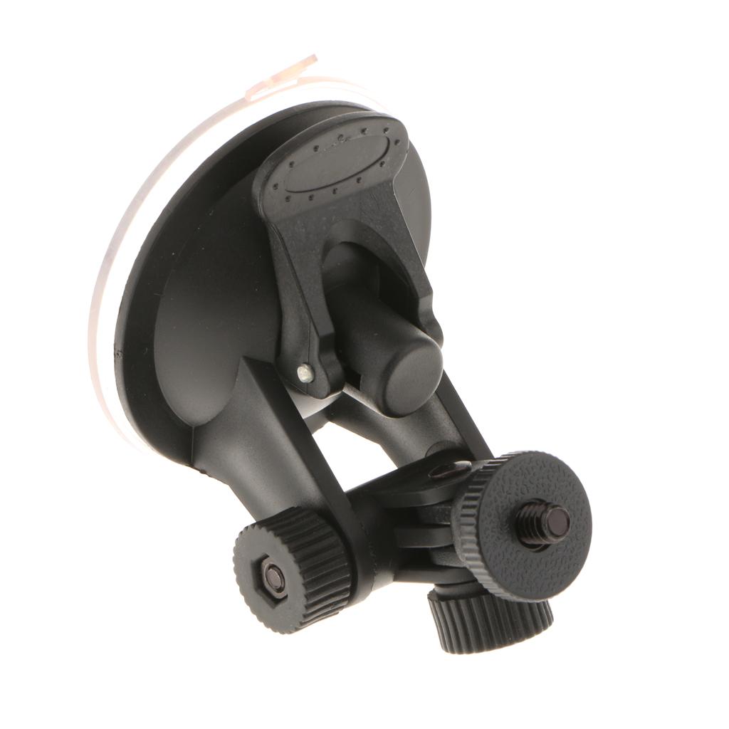 360 Degrees Rotation Suction Cup Mount+Tripod Adapter Screw for
