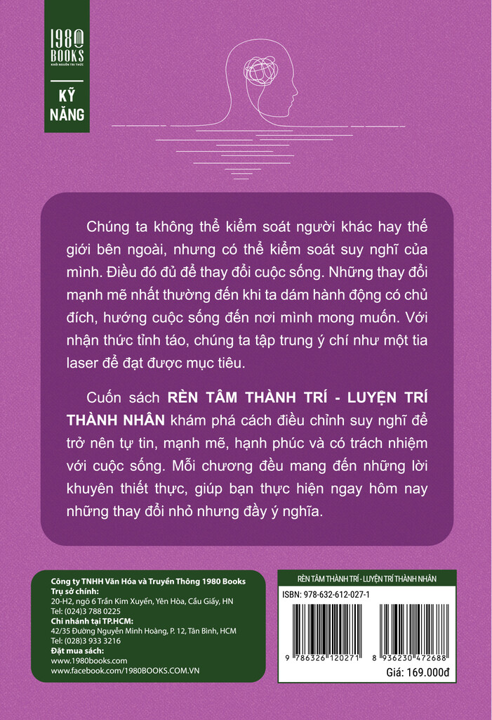 Sách Rèn tâm thành trí - Luyện trí thành nhân