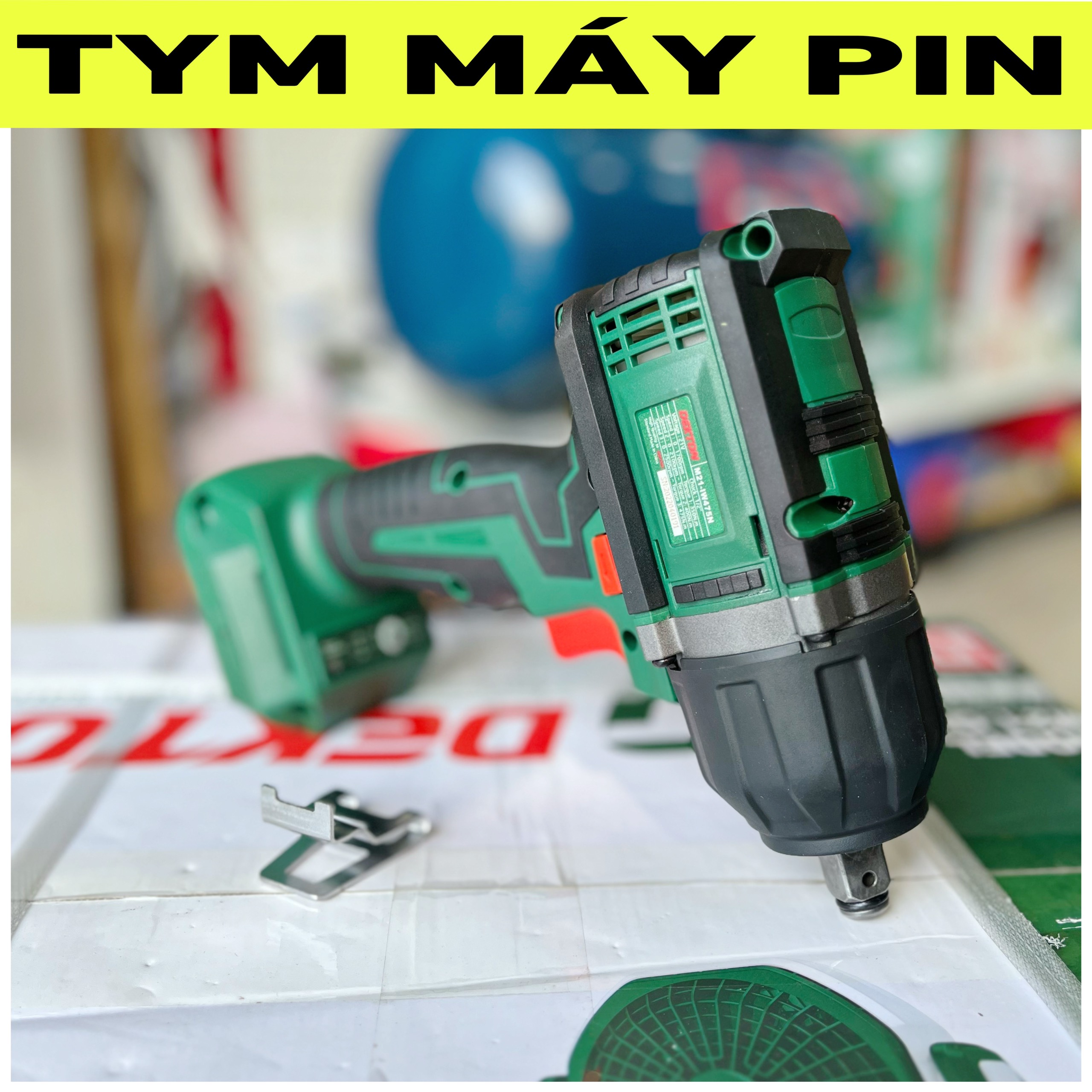 Thân Máy Siết Bulong Pin Dekton M21-IW475N – TYM MÁY PIN