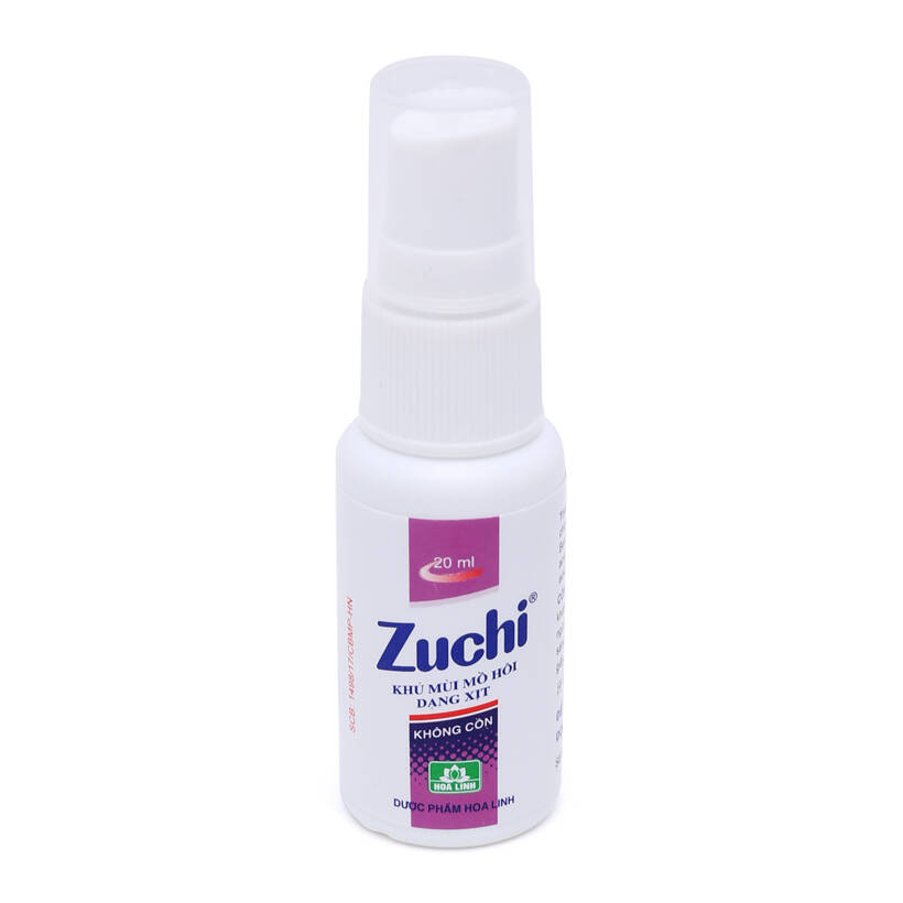 Xịt khử mùi mồ hôi Zuchi 20ml (Màu ngẫu nhiên)