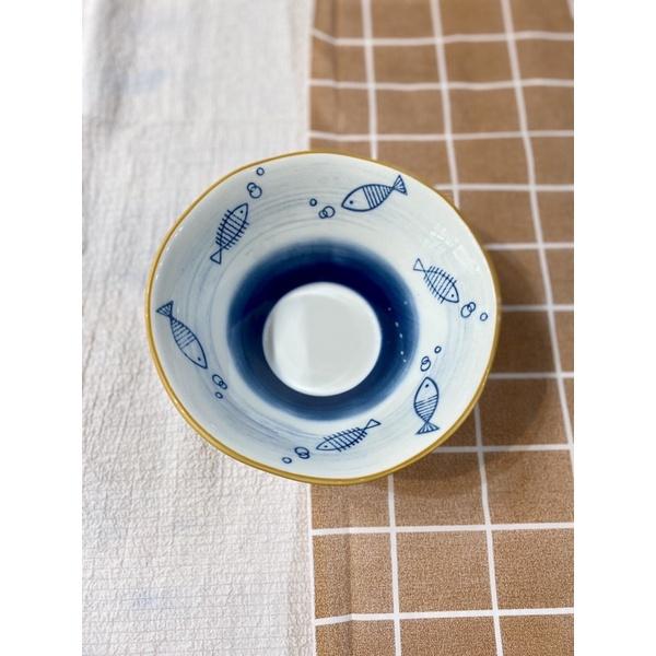 BÁT ĐĨA SỨ ĐẸP DECO, BÁT ĂN DẶM VẼ CÁ