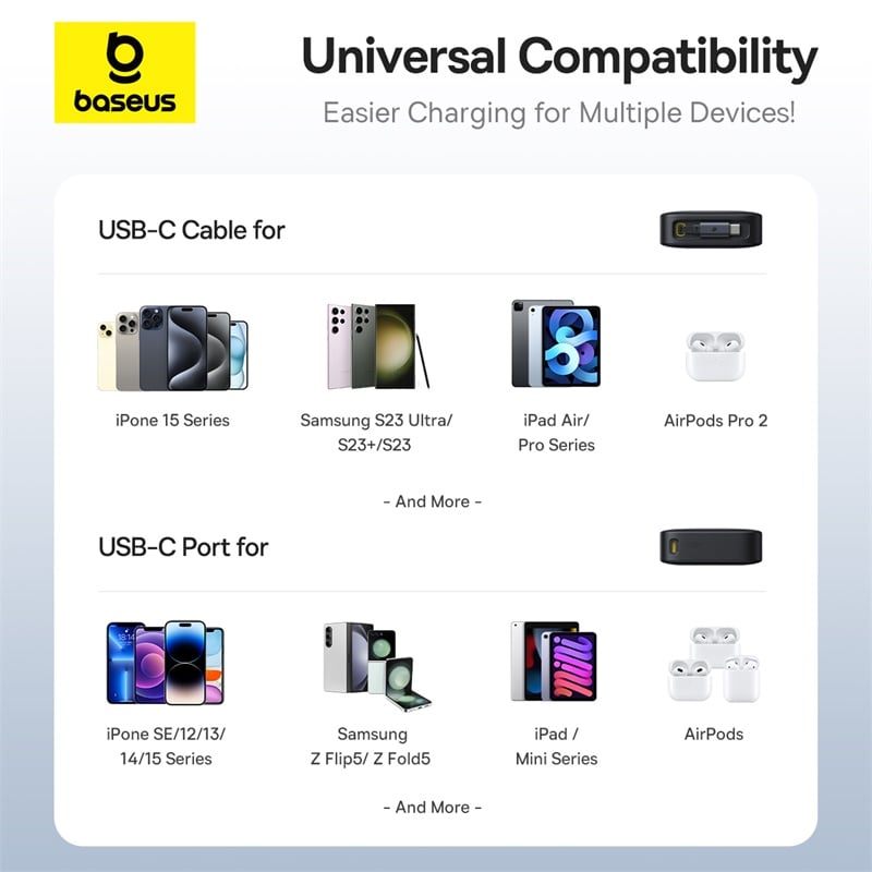 Pin Dự Phòng Tích Hợp Cáp Sạc Dây Rút Gọn Baseus Free2Pull 10000mAh 30W - Hàng chính hãng