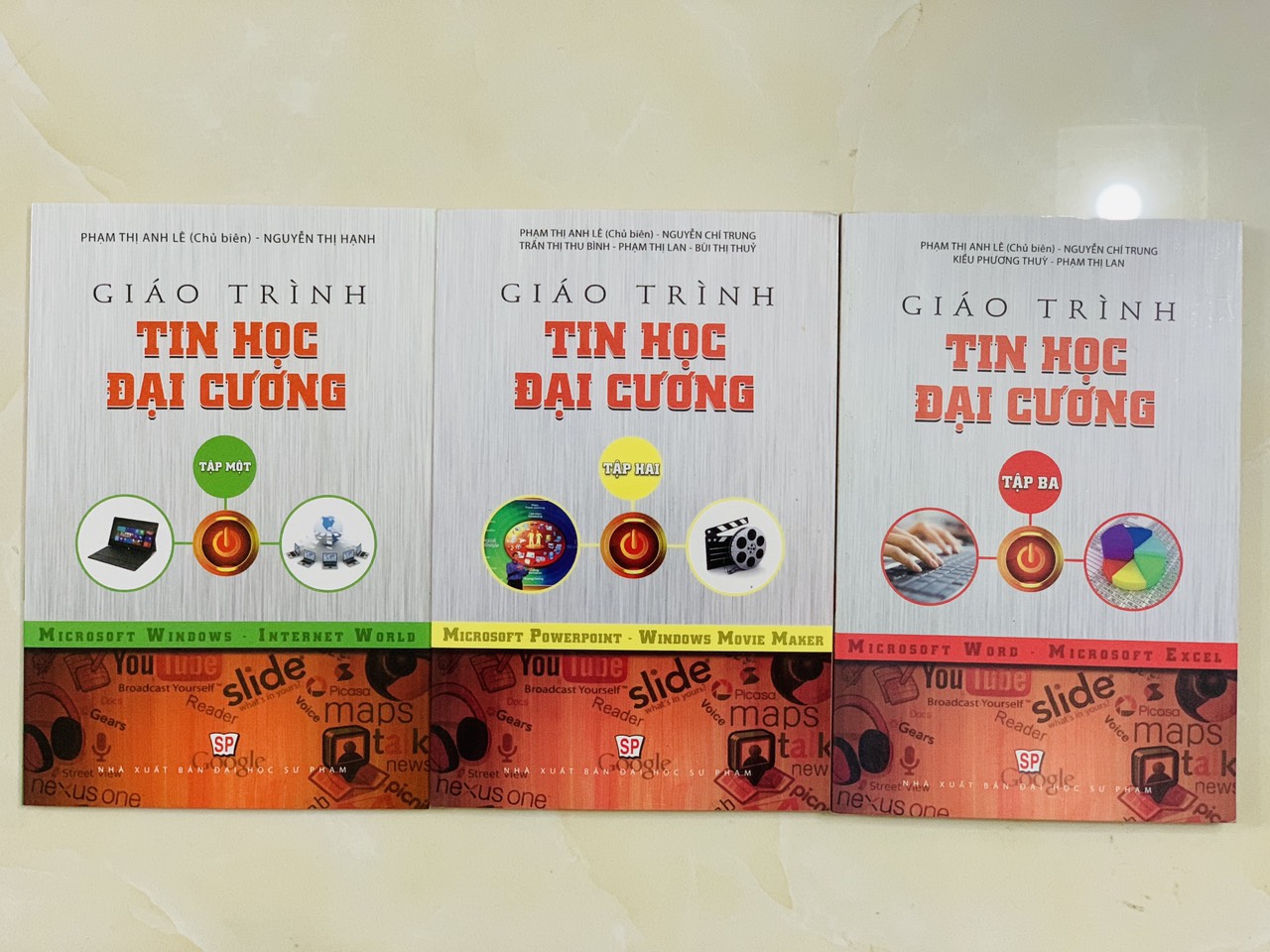 Sách - Giáo trình Tin học đại cương (3 tập) - NXB Đại học Sư phạm