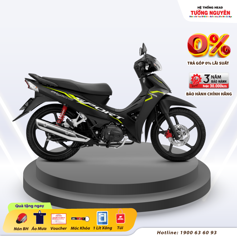 Xe máy Honda BLADE phiên bản Thể Thao 2024