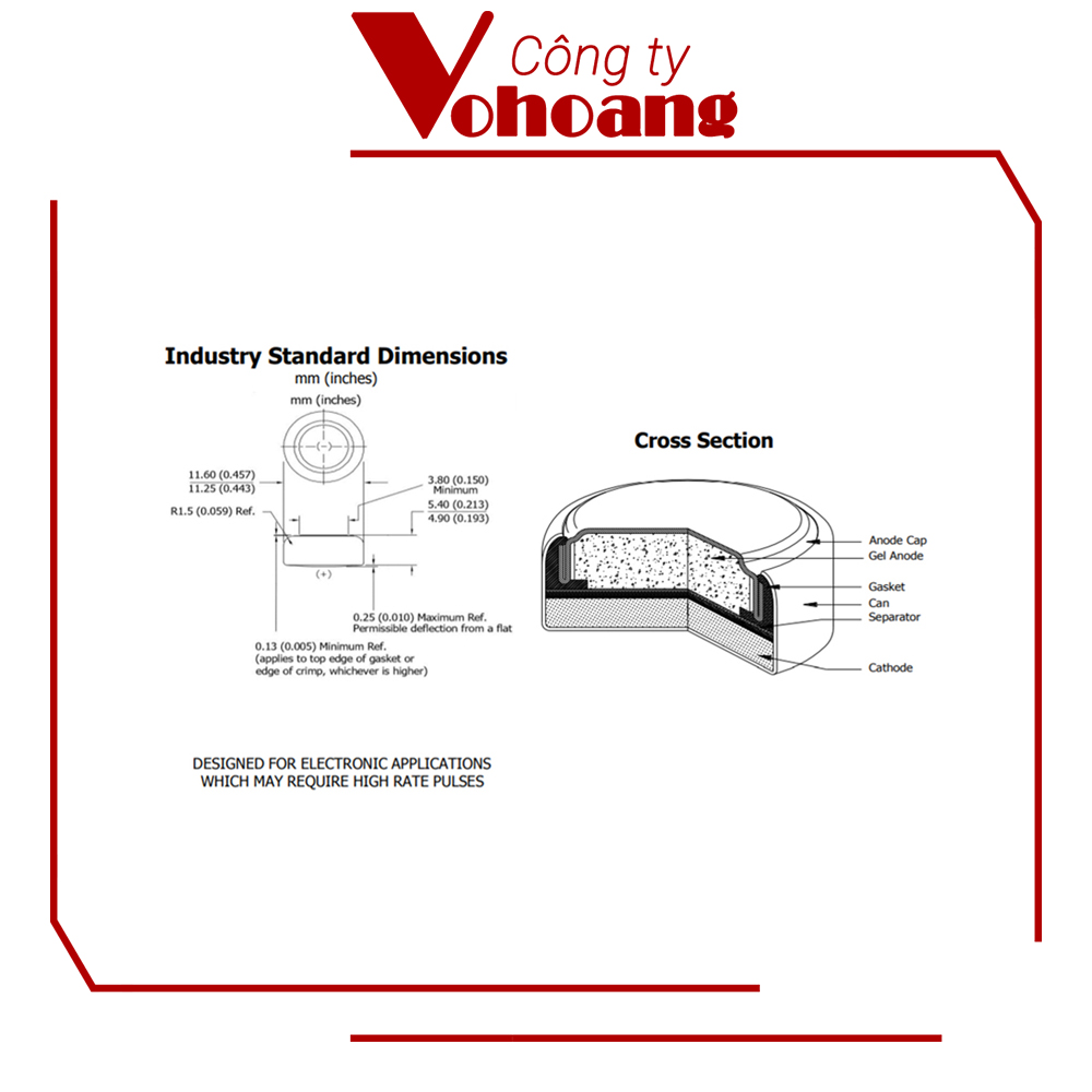 Vỉ 10 viên pin Energizer A76 / AG13 Alkaline điện áp 1.5V