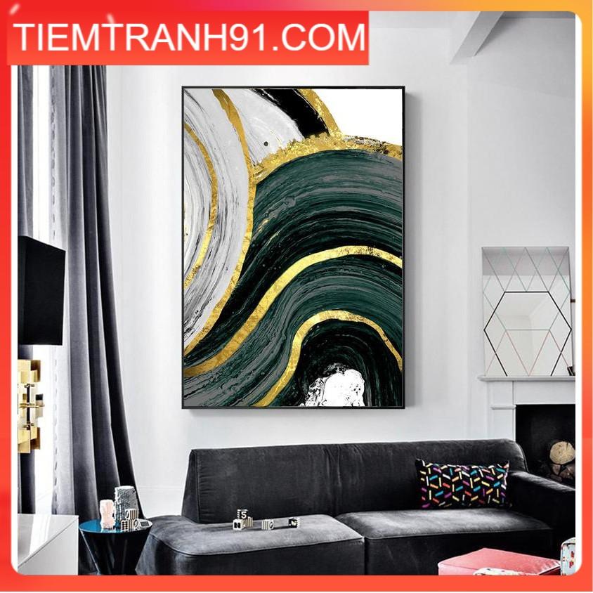 Tranh treo tường | Tranh trừu tượng Abstract black and golden printable Wall Art Decor Home Decoration