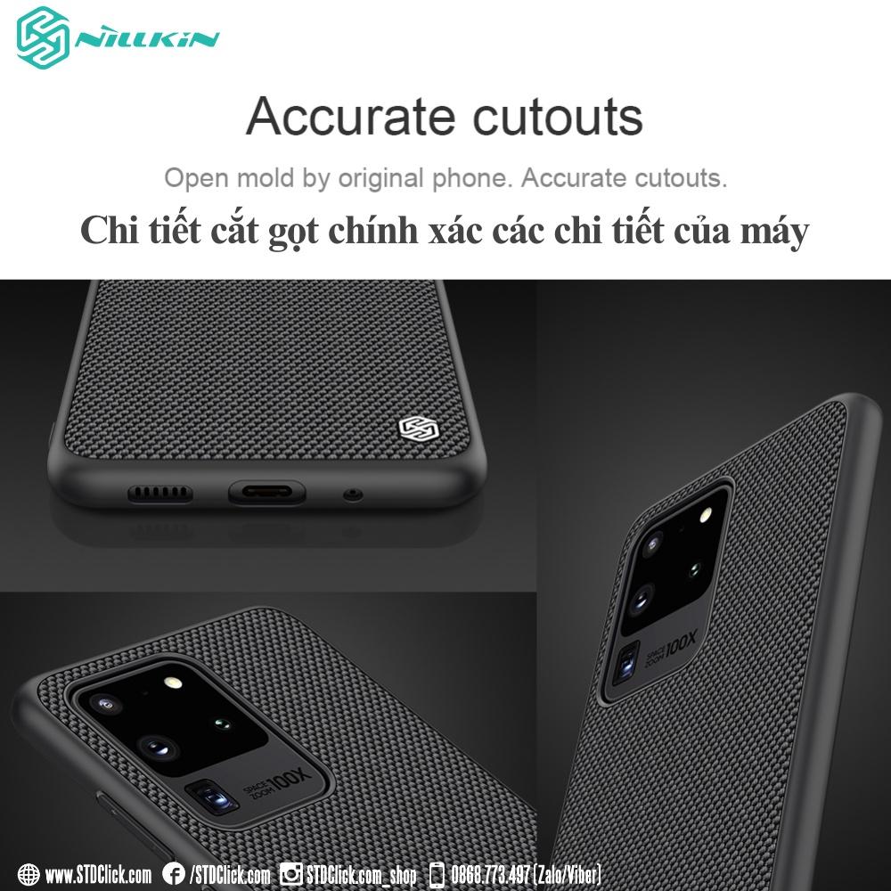ỐP LƯNG DÀNH CHO ĐIỆN THOẠI SAMSUNG GALAXY S20 ULTRA VÀ S20 ULTRA 5G NILLKIN TEXTURED NYLON FIBER