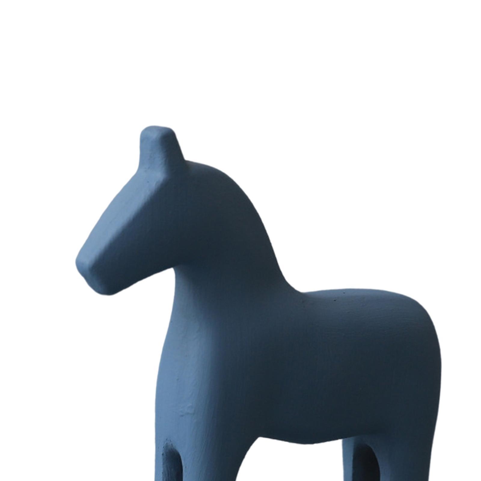 Statue Sculpture for Desktop Decoration Blue