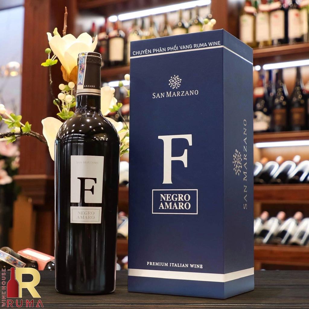 Rượu vang Ý F Negroamaro - Bao gồm hộp giấy sang trọng