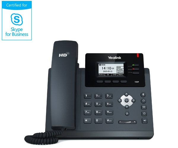 Điện thoại bàn IP Yealink SIP-T40P âm thanh Optima HD - Hàng chính hãng