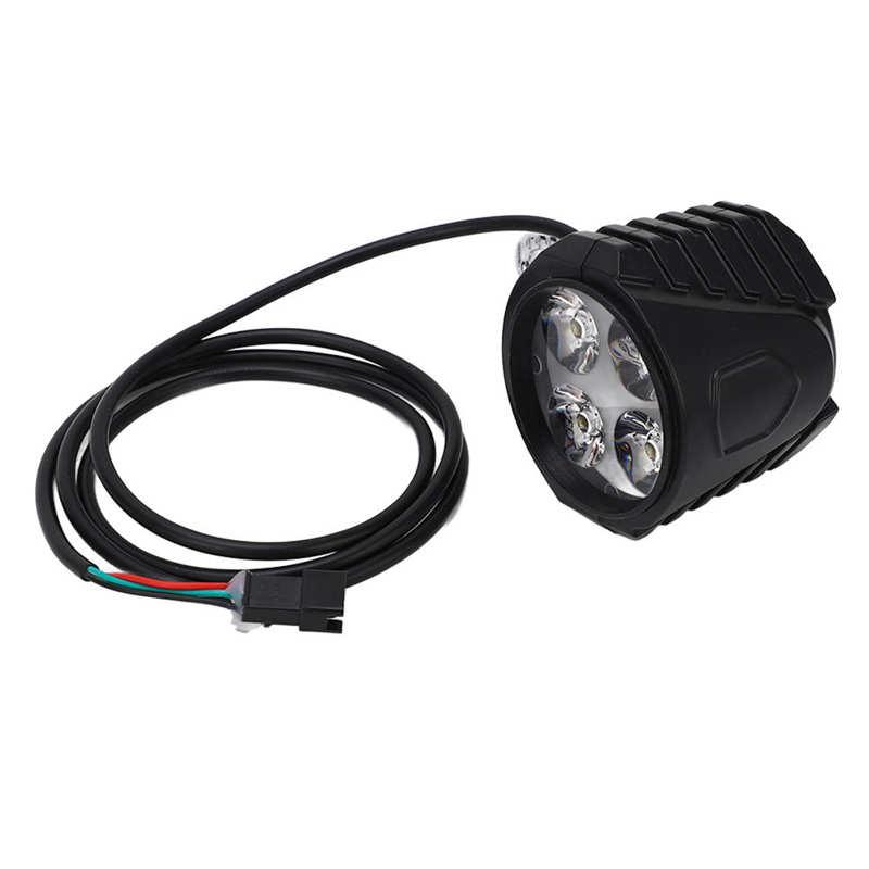 Chiếc xe tay ga điện phía trước Đèn pha còi điện 12‑72V 10 inch cho các phụ kiện đạp xe