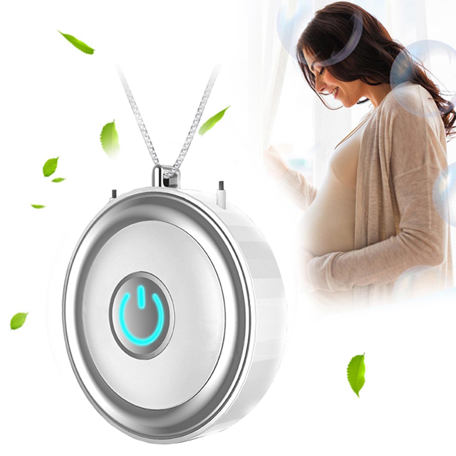 Portable Wearable Air Purifier Personal Mini Air Necklace Air Freshener Low Noize USB Rechargable