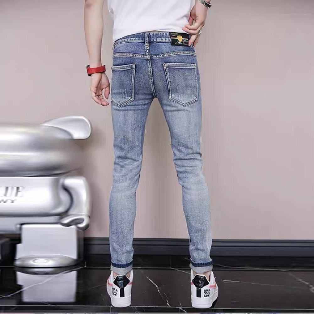 Quần bò nam co dãn 4 chiều Julido Store, chất jean mềm mịn xịn xò xu hướng 2021 BC1 - Xanh 3338 size 32