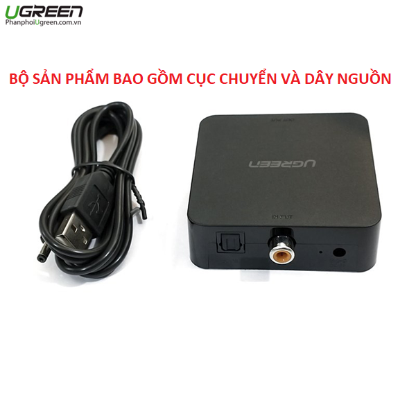 Bộ Chuyển Đổi Optical Sang Analog Audio Ugreen 30523 - Hàng Chính Hãng