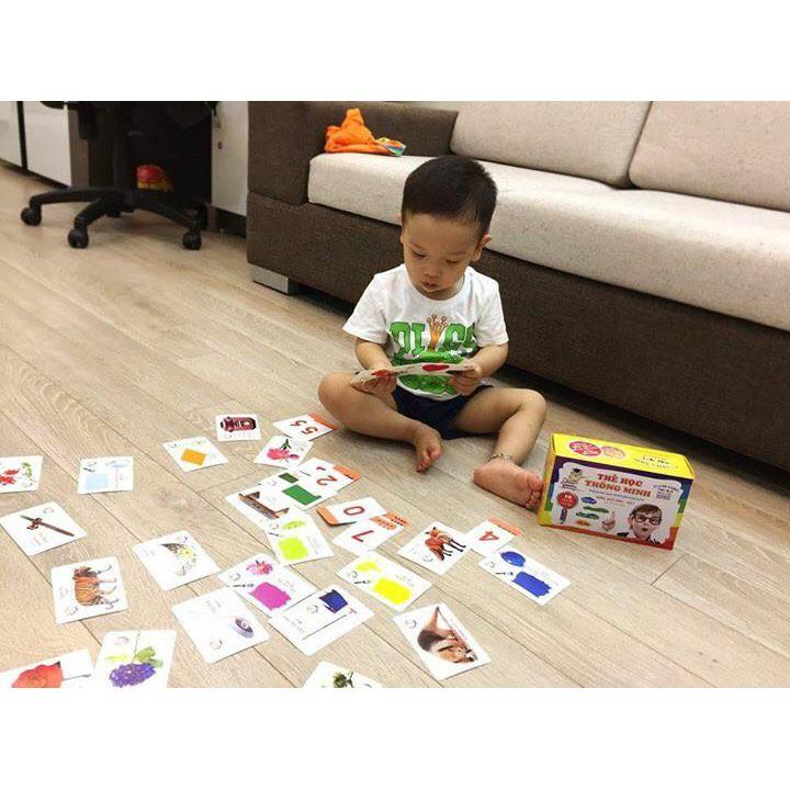 Bộ thẻ học flash card 16 chủ đề song ngữ Anh - Việt cho bé thông minh hơn