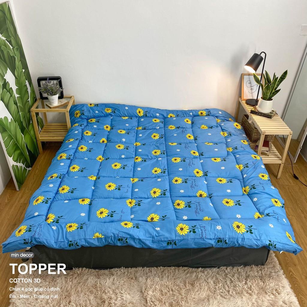 Tấm Topper Topper Hướng Dương Nệm Cao Cấp - Thiết Kế Mịn Decor