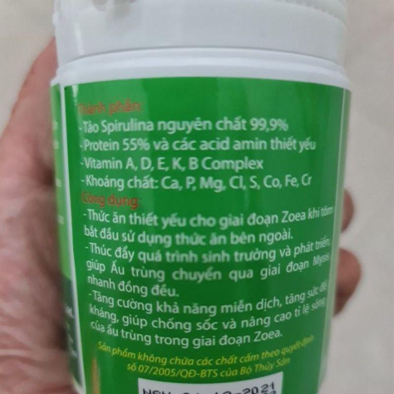 Tảo Xanh Spirulina Bột Trộn Thức Ăn Cho Cá Hộp Nguyên 100G