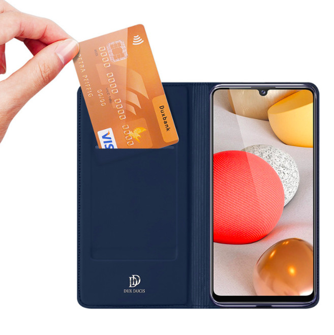Bao da Samsung Galaxy A12 Dux Ducis Skin - Hàng nhập khẩu