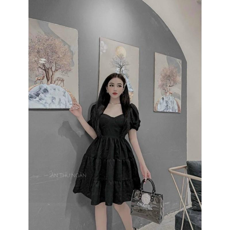 Đầm cúp ngực babydoll rã tùng