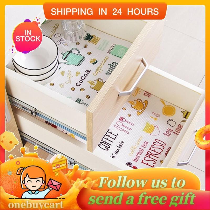 Sử dụng Tấm lót ngăn tủ bếp / tủ lạnh họa tiết dễ thương