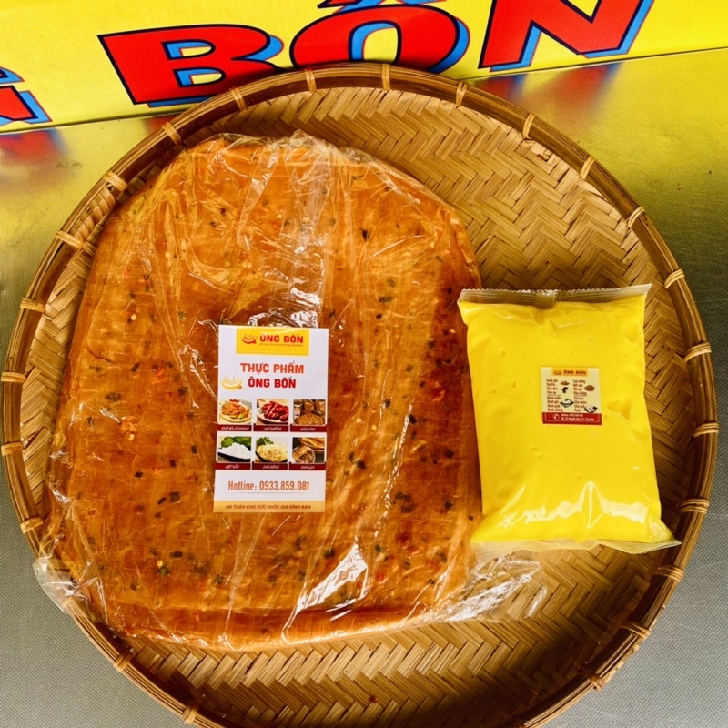 Combo Bánh Tráng Dẻo Tôm Bơ - Dẻo Tôm(500g)+(500g) Bơ Trứng