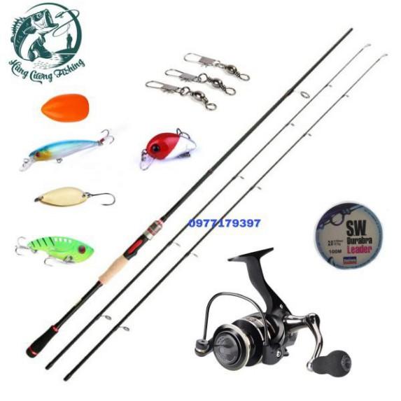 Bộ Cần Câu Lure Máy Đứng Lure Shadow For The Win Siêu Bền Bộ Cần Câu Cá Lóc